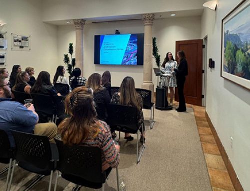 Haley Kolosieke, Santa Barbara’s Subsection Director, Delivers Presentation